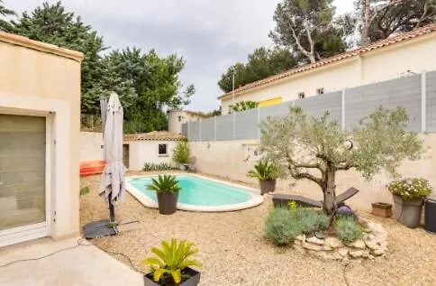Le Paradis Bleu Maison Piscine Martigues Villa